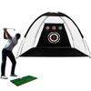 URINGO Golf Hitting Net with Target Sheet Golfing Portable Swing Training Aids Driving Range for Outdoor and Indoor with Carry Bag and Golf Balls view 1