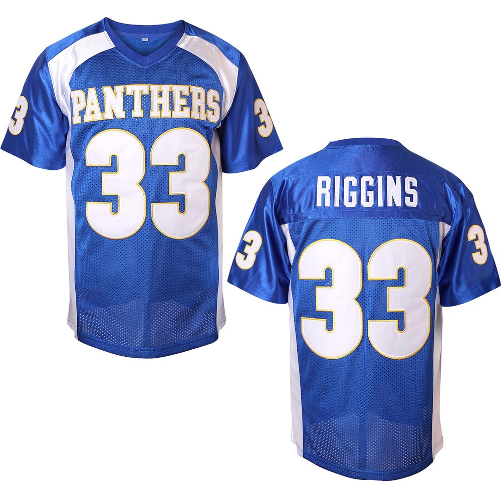 Tim Riggins Jersey 33 Friday Night Lights High School Football Jersey for Men Stitched Blue S-3XL (33 Blue, X-Large)
