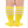 Century Star Kids Child Soccer Socks Knee High Socks Boys Girls Socks Baby Socks 1 Pair Yellow White New One Size view 3