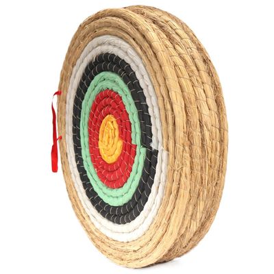 AUVIM Archery Targets Straw Solid Hand-Made Archery Target for Recurve Bow Compound Bow or Longbow 20 Inches Traditional Bow Arrow Target for Kids Youth Adult Archery Hunting Backyard