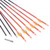 Spine 1000 Arrow for 25 Lb Recurve Bow 23 Inch Arrow Target Practice Arrow Hunting Arrow Carbon Arrows Adult Youth Archery Indoor Outdoor Shooting Bullet Tip 12pc view 2