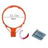 BBZY Heavy Duty Wall Mounted Basketball Hoop,17.7 Inch Professional Hanging Basketball Rim Fits Indoor and Outdoor Wall view 2