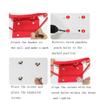 BBZY Wall-Mounted Mounted Basketball Hoop,Dream Travel Basketball Rim,Indoor and Outdoor Hanging Basketball Hoop,39 Cm/15.4 Inch (Color : Red) view 3