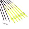 Spine 400 Arrow for 55 Lb Compound Bow 27 Inch Arrow Target Practice Arrow Hunting Arrow Carbon Arrows Adult Youth Archery Indoor Outdoor Shooting Bullet Tip 12pc view 2