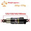 Jejy Mountain Bike Rear Suspension Shock Absorber for XC Soft Tail,125/150/165/185mm Aluminum Alloy Bicycle Rear Shocks (Size : 165mm/1000Lbs) view 4