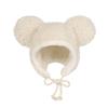 Fleece Animal Hood Hats Winter Trapper Bear Full Earflap Cosplay Costume Warm Skiing Cotton Cold Weather Outdoor Cap Beige view 4