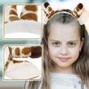Beaupretty 1 Set Headband Animal Cosplay Head Hoop Party Hairband Prop Animal Tail Prop Headdress Kids Costume Giraffe Adult Costumes Costume Party Japanese Hand Made Plush Child view 3