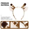 Beaupretty 1 Set Headband Animal Cosplay Head Hoop Party Hairband Prop Animal Tail Prop Headdress Kids Costume Giraffe Adult Costumes Costume Party Japanese Hand Made Plush Child view 4