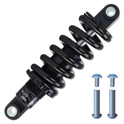 Jejy Mountain Bike 190mm Rear Shock Absorber Soft Tail Bike Spring Downhill Rear Shock with Accessories 850/1000/1350 LBS (Size : 1800LBS)