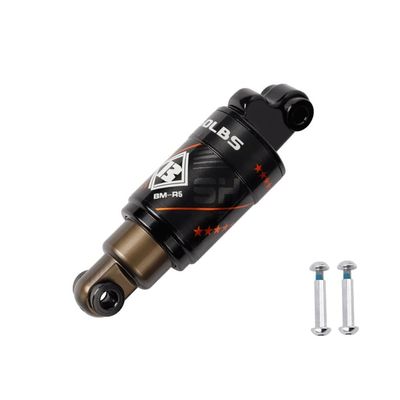 Bicycle Oil Spring Bike Rear Shock Absorber 120/125/150/165/190mm,MTB Shock Body 550/750/1000 Lbs With Screws Aluminum Alloy (Size : 125mm/750Lbs)