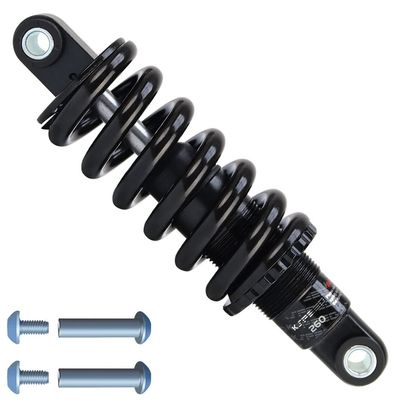 165mm/190mm Bike Rear Shocks MTB Bicycle Shock Absorber Rear Biliary Spring Shock Black Accessories (Color : 165mm, Size : 850Lbs)