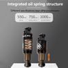 Bicycle Oil Spring Bike Rear Shock Absorber 120/125/150/165/190mm,MTB Shock Body 550/750/1000 Lbs With Screws Aluminum Alloy (Size : 165mm/1000Lbs) view 3