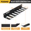 Poskad Gym Storage Rack,8 Hook Heavy-Duty Steel Gym Organizer Wall Mount Hanger for Home and Pro, Gym Accessory Storage Resistance Bands,Jump Ropes,Lifting Belt,Barbells. (16''-8 Hooks) view 3
