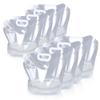 Soddeph Collapsible Water Container Bag, BPA Free Food Grade Clear Plastic Storage Jug for Sport Camping Riding Mountaineer,Freezable, Food Grade (8-pack-1.3 Gal) view 1