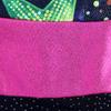 Gymnastics Leotards for Toddler Girls Biketard 3t 4t Sparkle Colroful Stars Pattern Sleeveless Biketards Hotpink Black (Stars, 3-4T) view 4