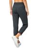 Soothfeel Women's Pants with 4 Pockets 7/8 Stretch High Waisted Sweatpants Travel Athletic Work Golf Pants for Women(Dark Grey, Small) view 2