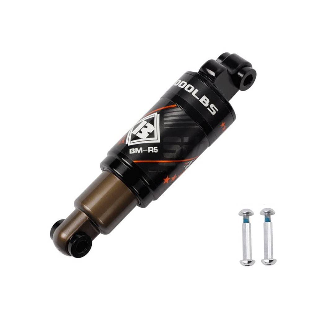Bicycle Oil Spring Bike Rear Shock Absorber 120/125/150/165/190mm,MTB Shock Body 550/750/1000 Lbs With Screws Aluminum Alloy (Size : 150mm/1000Lbs)