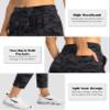 Soothfeel Women's Pants with 4 Pockets 7/8 Stretch High Waisted Sweatpants Travel Athletic Work Golf Pants for Women(Grey Camo, Small) view 4