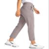 Soothfeel Women's Pants with 4 Pockets 7/8 Stretch High Waisted Sweatpants Travel Athletic Work Golf Pants for Women(Dusty Grey, X-Small) view 2