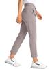 Soothfeel Women's Pants with 4 Pockets 7/8 Stretch High Waisted Sweatpants Travel Athletic Work Golf Pants for Women(Dusty Grey, X-Large) view 2