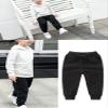 EISHOW 3 Pack Unisex Kids Sweatpants,Toddler Baby Cotton Active Jogger Pants, Kids Boys Girls Elastic Waist Athletic Pants (3 Pack-g,1-2 Years,1 Year,2 Years) view 2