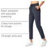 Soothfeel Women's Pants with 4 Pockets High Waisted Golf Pants Navy Blue view 4
