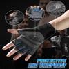 COFIT Breathable Workout Gloves, Antislip Weight Lifting Gym Gloves for Men Women with Wrist Wrap Support, Superior Grip & Palm Protection for Weightlifting, Fitness, Exercise, Training - Blue M view 3