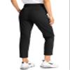 Soothfeel Women's Pants with 4 Pockets 7/8 Stretch High Waisted Sweatpants Travel Athletic Work Golf Pants for Women(Black, XX-Large) view 4