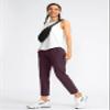 Soothfeel Women's Pants with 4 Pockets 7/8 Stretch High Waisted Sweatpants Travel Athletic Work Golf Pants for Women(Wine, Small) view 3