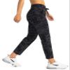Soothfeel Women's Pants with 4 Pockets 7/8 Stretch High Waisted Sweatpants Travel Athletic Work Golf Pants for Women(Grey Camo, XX-Large) view 2