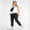 Soothfeel Women's Pants with 4 Pockets 7/8 Stretch High Waisted Sweatpants Travel Athletic Work Golf Pants for Women(Black, X-Large) view 3