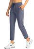 Soothfeel Women's Pants with 4 Pockets 7/8 Stretch High Waisted Sweatpants Travel Athletic Work Golf Pants for Women(Dusty Blue, XX-Large) view 1