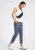 Soothfeel Women's Pants with 4 Pockets 7/8 Stretch High Waisted Sweatpants Travel Athletic Work Golf Pants for Women(Dusty Blue, XX-Large) view 3
