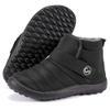Aomigoct Boys Girls Winter Snow Boots: Waterproof Toddler Little Kid Boot with Fur Lined Easy Handles Unisex Child Warm Booties Comfortable Non Slip Walking view 1