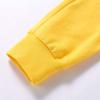 EISHOW Unisex Kids Sweatpants, Toddler Baby Boys Girls Solid Color Cotton Sweatpants Elastic Waist Drawstring Joggers Pants (2 Pack-Navy&Yellow,1-2 Years,1 Year,2 Years) view 3