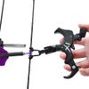 SHARROW Archery Bow Release Aids 360 Rotatable Jaw 3&4 Finger Grip Adjustable Archery Thumb Release for Compound Bow (Bow Release + D Loop Set) view 2