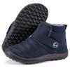 Aomigoct Boys Girls Winter Snow Boots: Waterproof Toddler Little Kid Boot with Fur Lined Easy Handles Unisex Child Warm Booties Comfortable Non Slip Walking view 1