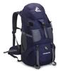 Bseash 50L Hiking Backpack, Water Resistant Lightweight Outdoor Sport Daypack Travel Bag for Camping Climbing Skiing Cycling (Dark Purple - With Shoe Compartment) view 1