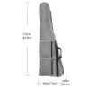 DLGF Fencing Sword Bag, Thickened Fencing Sling Shoulder Bag for Foil Sabre and Epee, Fencing Storage Bag, Fencing Equipment, 44.5 * 13 * 6.3 in view 2