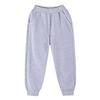 EISHOW Unisex Kids Sweatpants, Toddler Baby Boys Girls Solid Color Cotton Sweatpants Elastic Waist Drawstring Joggers Pants (Gray,7-8 Years,7 Years,8 Years) view 1