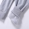 EISHOW Unisex Kids Sweatpants, Toddler Baby Boys Girls Solid Color Cotton Sweatpants Elastic Waist Drawstring Joggers Pants (Gray,7-8 Years,7 Years,8 Years) view 2