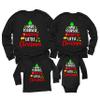 TEEAMORE Have Yourself Merry Little Christmas Youth Boy Girl Long Sleeve Shirt Black view 1