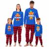 TEEAMORE Matching Family Custom Name Cookie Gingerbread Christmas Youth Boy Girl Long Sleeve Shirt view 1