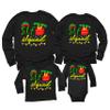 Christmas Elf Squad Funny Xmas Party Matching Family Youth Boy Girl Long Sleeve Shirt Black view 1