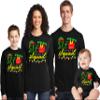 Christmas Elf Squad Funny Xmas Party Matching Family Youth Boy Girl Long Sleeve Shirt Black view 2