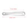 Bike Crank Arm, 4 Options Bike Left Crank Arm, Colorfast Stylish Aluminum Alloy 170mm for Bike Accessory Many Bike Models Bike Repair Replacement Accessory(Silver, Diamond Hole) view 4