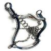 5 1/4" Charro Saddle Blue Mexican Horse Bit, Freno Charro para Caballo view 3