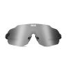 KOO Supernova Sunglasses I 100% UV Protection, Multi-Sport, Running & Cycling Performance Sunglasses - Black Matt Silver view 2