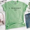 I Dissent RB Ginsburg Shirt, Unisex Women's Men's Feminist Political T-Shirt, Heather Apple Green, Medium view 2
