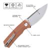 Petrified fish PFP01 3.62" K110 Steel Blade Pocket Folding Knife view 2